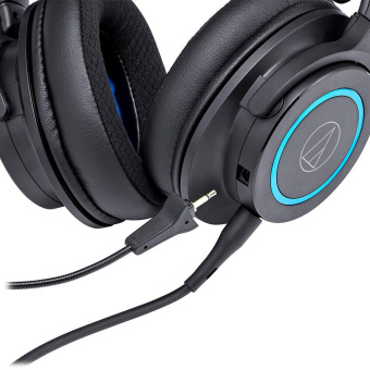 Наушники с микрофоном Audio-Technica ATH-G1 черный/синий 2м мониторные оголовье (80000808) от магазина РЭССИ
