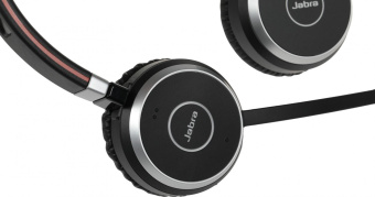 Наушники с микрофоном Jabra Evolve 65 SE черный накладные BT оголовье (6599-833-309) от магазина РЭССИ