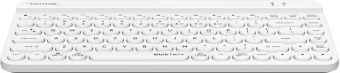 Клавиатура A4Tech Fstyler FBK30 белый USB беспроводная BT/Radio slim Multimedia (FBK30 WHITE) от магазина РЭССИ