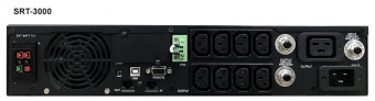Источник бесперебойного питания Powercom Smart King RT SRT-1500A LCD 1350Вт 1500ВА черный от магазина РЭССИ