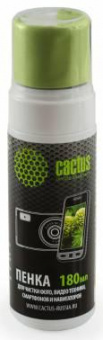 Чистящий набор (салфетки + пена) Cactus CS-S3006 для экранов и оптики 1шт 18x18см 180мл от магазина РЭССИ
