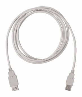 Кабель-удлинитель Buro Reversible USB A(m) USB A(f) 1.8м серый от магазина РЭССИ