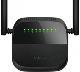 Роутер беспроводной D-Link DSL-2750U/R1A ADSL черный от магазина РЭССИ