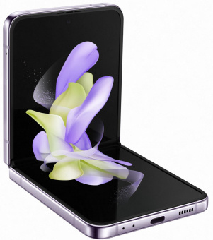 Смартфон Samsung SM-F721B Galaxy Z Flip 4 256Gb 8Gb пурпурный раскладной 3G 4G 1Sim 6.7" 1080x2640 Android 12 12Mpix 802.11 a/b/g/n/ac/ax NFC GPS GSM900/1800 GSM1900 TouchSc Protect от магазина РЭССИ