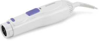 Фен-щетка Starwind SHP8502 1000Вт белый/фиолетовый от магазина РЭССИ