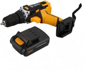Дрель-шуруповерт Deko DKCD16FU-Li аккум. патрон:быстрозажимной (кейс в комплекте) (063-4099) от магазина РЭССИ