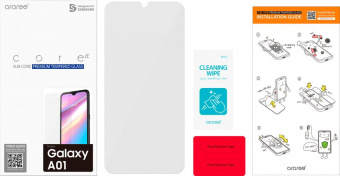 Защитное стекло для экрана Samsung araree by KDLAB для Samsung Galaxy A01 прозрачная 1шт. (GP-TTA015KDATR) от магазина РЭССИ