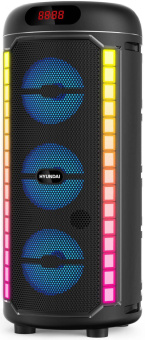 Минисистема Hyundai H-MC1221 черный 15Вт FM USB BT SD/MMC от магазина РЭССИ