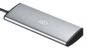 Разветвитель USB-C Digma HUB-4U2.0-UC-DS 4порт. серебристый от магазина РЭССИ