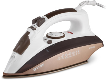 Утюг Vitek VT-1209 2400Вт коричневый от магазина РЭССИ