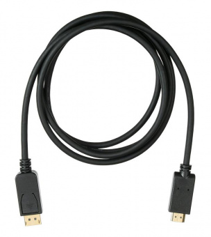 Кабель аудио-видео Buro v. 1.2 DisplayPort (m)/HDMI (m) 2м. Позолоченные контакты черный (BHP DPP_HDMI-2) от магазина РЭССИ