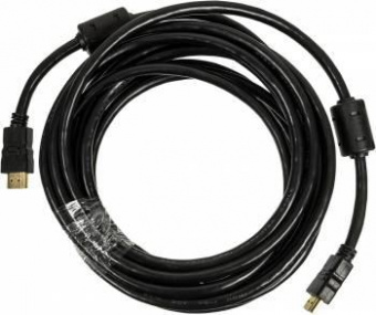 Кабель аудио-видео Ningbo HDMI-5M-MG HDMI (m)/HDMI (m) 5м. феррит.кольца Позолоченные контакты черный от магазина РЭССИ