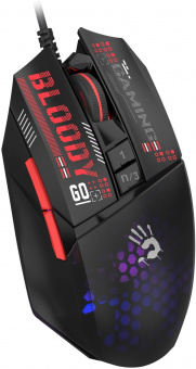 Мышь A4Tech Bloody W60 Max Mini черный оптическая (12000dpi) USB (9but) от магазина РЭССИ