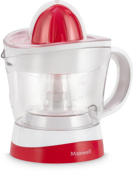Соковыжималка цитрусовая Maxwell MW-1109 25Вт рез.сок.:700мл. белый/красный от магазина РЭССИ