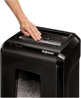 Шредер Fellowes PowerShred 92Cs (секр.P-4) фрагменты 18лист. 25лтр. скрепки скобы пл.карты CD от магазина РЭССИ