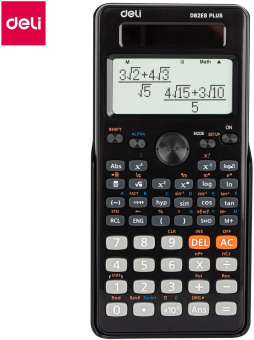 Калькулятор научный Deli ED82ES черный 10+2-разр. от магазина РЭССИ