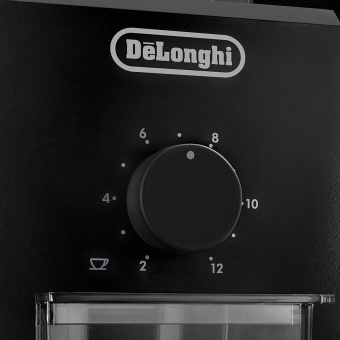 Кофемолка Delonghi KG79 110Вт сист.помол.:жернова вместим.:120гр черный от магазина РЭССИ