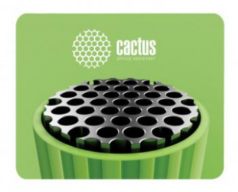 Коврик для мыши Cactus CS-MP-C01S Green Logo Мини 250x200x3мм от магазина РЭССИ