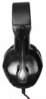 Наушники с микрофоном Оклик HS-L320G Phoenix черный/красный 1.9м мониторные оголовье (359482) от магазина РЭССИ