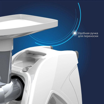 Мясорубка Аксион М 35.02 1500Вт белый от магазина РЭССИ