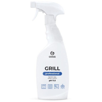 Чистящее средство антижир для удаления жира на кухне GRASS Grill Professional Анти жир жироудалитель 600 мл 125470 от магазина РЭССИ
