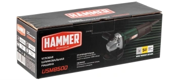 Углошлифовальная машина Hammer USM850D 850Вт 12000об/мин 125мм 839603 от магазина РЭССИ