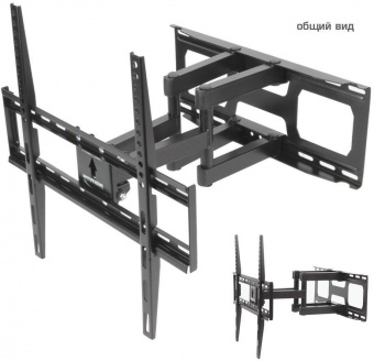 Кронштейн для телевизора Arm Media COBRA-51 черный 32"-60" макс.35кг настенный поворотно-выдвижной и наклонный от магазина РЭССИ