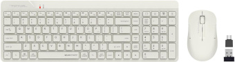 Клавиатура + мышь A4Tech Fstyler FG2300 Air клав:бежевый мышь:бежевый USB беспроводная slim (FG2300 AIR BEIGE) от магазина РЭССИ