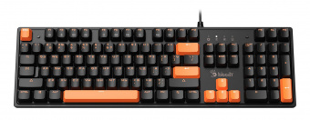 Клавиатура A4Tech Bloody S510 механическая черный USB for gamer (S510 BLACK BLMS RED) от магазина РЭССИ