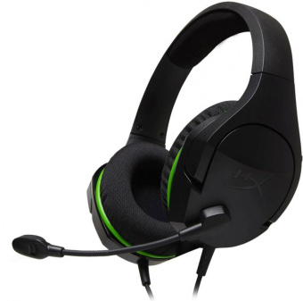 Проводная гарнитура HyperX CloudX Stinger Core черный/зеленый для: Xbox Series/One (HX-HSCSCX-BK) от магазина РЭССИ