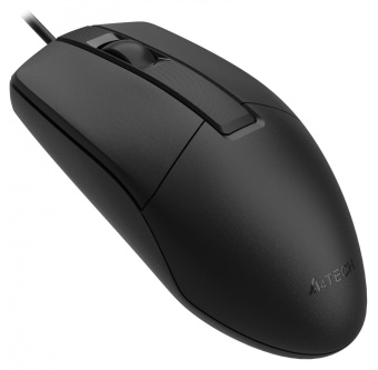 Мышь A4Tech OP-330 черный оптическая (1000dpi) USB (3but) от магазина РЭССИ