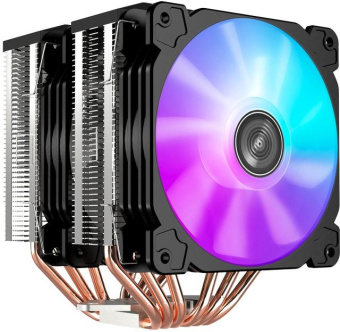 Устройство охлаждения(кулер) Jonsbo CR-2100 RGB черный 4-pin 18.1-29.5dB Al 230W 900gr Ret от магазина РЭССИ
