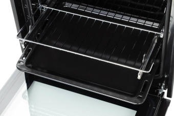 Духовой шкаф Электрический Hyundai HEO 6648 IX черный/серебристый от магазина РЭССИ