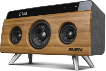 Колонка порт. Sven АС HA-930 дерево/черный 30W 1.0 BT/3.5Jack/USB 2200mAh от магазина РЭССИ