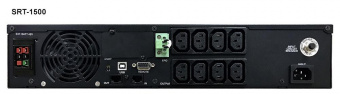 Источник бесперебойного питания Powercom Smart King RT SRT-1500A LCD 1350Вт 1500ВА черный от магазина РЭССИ