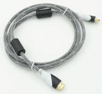 Кабель аудио-видео HDMI (m)/HDMI (m) 1.8м. феррит.кольца Позолоченные контакты от магазина РЭССИ