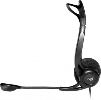 Наушники с микрофоном Logitech 960 черный 2.4м накладные USB оголовье (981-000100) от магазина РЭССИ
