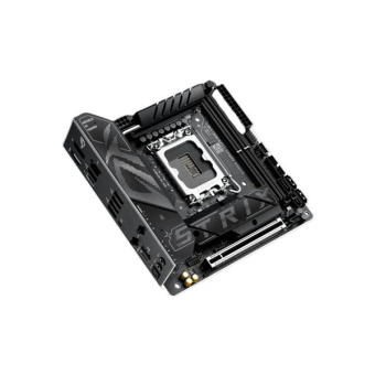 Материнская плата Asus ROG STRIX B860-I GAMING WIFI Soc-1851 Intel B860 2xDDR5 mini-ITX AC`97 8ch(7.1) 2.5Gg RAID+HDMI+DP от магазина РЭССИ