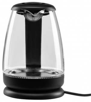 Чайник электрический Hyundai HYK-G3003 1.8л. 2200Вт черный (корпус: стекло) от магазина РЭССИ