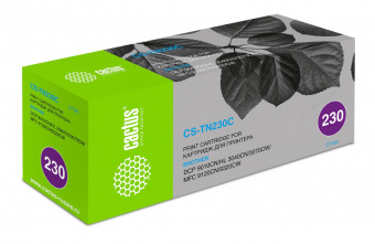 Картридж лазерный Cactus CS-TN230C TN-230C голубой (1400стр.) для Brother HL-3040/3070/DCP-9010/MFC-9120/9320 от магазина РЭССИ
