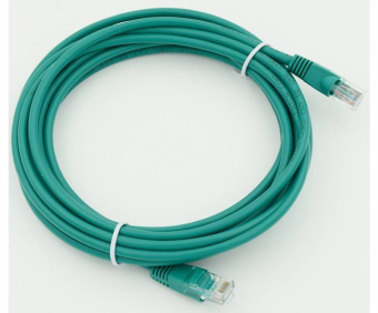 Патч-корд cat5E molded 5м зеленый RJ-45 (m)-RJ-45 (m) от магазина РЭССИ