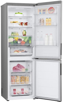 Холодильник LG GC-B459ANMW 2-хкамерн. серебристый инвертер от магазина РЭССИ
