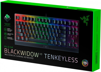 Клавиатура Razer BlackWidow V3 TKL механическая черный/черный USB Multimedia for gamer LED (RZ03-03490700-R3R1) от магазина РЭССИ