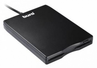 Дисковод USB 3.5" Buro BUM-USB FDD 1.44Mb внешний черный от магазина РЭССИ