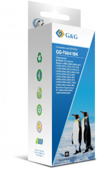 Чернила G&G GG-T6641BK черный 100мл для Epson L100, L110, L120, L130, L132, L210, L222 от магазина РЭССИ