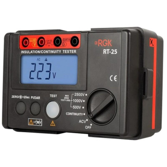 Мегаомметр RGK RT-25 с поверкой 779708 от магазина РЭССИ
