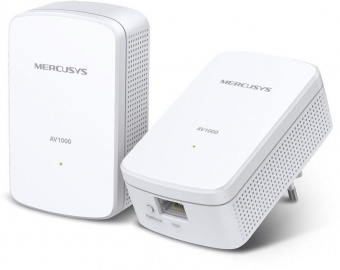 Сетевой адаптер Powerline Mercusys MP500 KIT AV1000 Gigabit Ethernet (упак.:2шт) от магазина РЭССИ