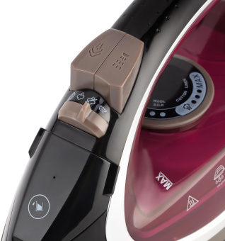 Утюг Vitek VT-8309 2400Вт черный/коричневый/бордовый от магазина РЭССИ