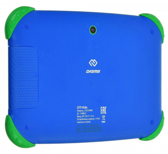 Планшет Digma CITI Kids MT8321 (1.3) 4C RAM2Gb ROM32Gb 7" IPS 1024x600 3G Android 9.0 синий 2Mpix 0.3Mpix BT WiFi Touch microSDHC 64Gb minUSB 2800mAh от магазина РЭССИ