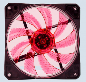 Вентилятор Digma DFAN-LED-RED 120x120x25mm 3-pin 4-pin (Molex)23dB 115gr LED Ret от магазина РЭССИ